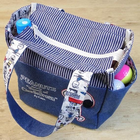 LITE（ライト） スヌーピー ラウンドバッグ トートバッグゴルフ用品