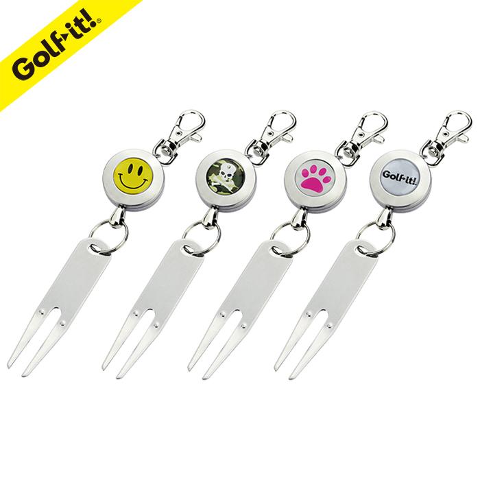 LITE（ライト） ゴルフ ディボットツール グリーン フォーク ゴルフ