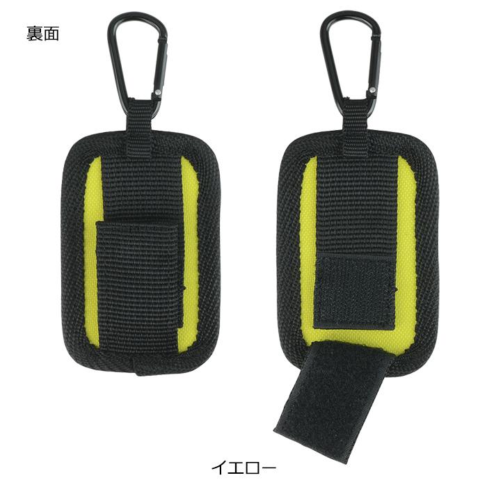 ゴルフ ティー フォーク 収納 取付 ベルトに通せる 携帯 カラビナ付 シンプル 軽量 使いやすい  ゴルフコース用品 フォーク＆ティーホルダー ライト(LITE)C-183 | LITE | 06