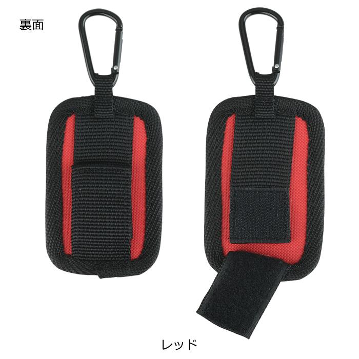 ゴルフ ティー フォーク 収納 取付 ベルトに通せる 携帯 カラビナ付 シンプル 軽量 使いやすい  ゴルフコース用品 フォーク＆ティーホルダー ライト(LITE)C-183 | LITE | 08