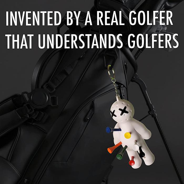 かわいい ティーホルダー 人形 おしゃれ ゴルフ ティーホルダー ギフト プレゼント コンペ賞品 ゴルフ用品 Voodoo Golf ティーホルダー ライト LITE NC-3 | LITE | 04