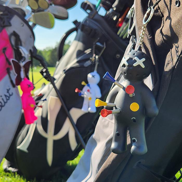 かわいい ティーホルダー 人形 おしゃれ ゴルフ ティーホルダー ギフト プレゼント コンペ賞品 ゴルフ用品 Voodoo Golf ティーホルダー ライト LITE NC-3 | LITE | 14