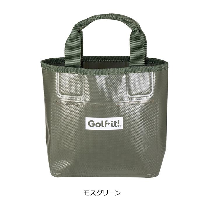 ゴルフお買得 ネット限定 目土袋 スコップ SET ポケット付き タオル収納 ディボット対策 撥水性 耐久性 ターポリン素材 溶着加工防水目土袋 ライト LITE NM-140 | LITE | 03