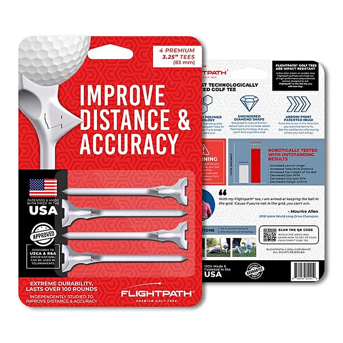 人気 飛ぶティー ゴルフ フライトパスティー FLIGHTPATH TEE ティー高さ 83ｍｍ 4本入 USGAルール 準拠 ゴルフティー ライト LITE T-768 【お試し価格】 | LITE | 03