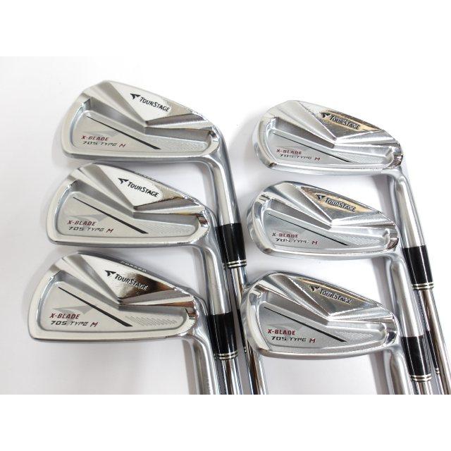 お買い得品！【中古ゴルフクラブ】(6本セット)ブリヂストン ツアーステージ Xブレード 705 TYPE-M アイアン D/G 5〜9.P【14日間返品OK】 BRIDGESTONE（ブリヂストン） 【中古】 ツアーステージX-BLADE 705