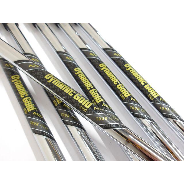 【中古】 タイトリスト T100S 2021 DG MID TOURISSUE(リシャフト） X100 25 アイアンセット スチールシャフト おすすめ メンズ 右 [3022]_4