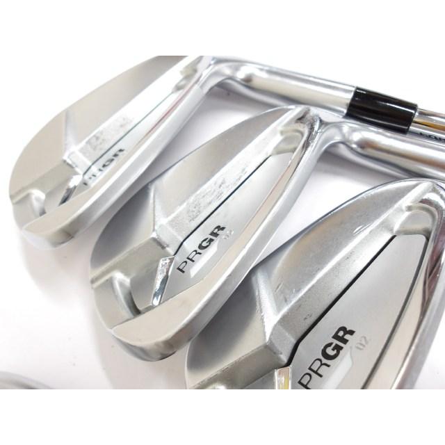 【中古】 プロギア PRGR 02 2023 SPEC STEEL III Ver.2 6本セット S 24 アイアンセット スチールシャフト おすすめ メンズ 右 [2918]_1