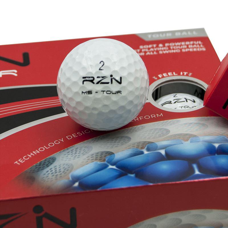 RZN Golf（レジンゴルフ） RZN MS-TOUR RZNボール 3ピース ゴルフボール 1ダース(12球入り) レジン ボール ...
