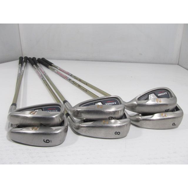 即決 お買い得品!中古 (6本)KATANA MT-550 アイアン 6〜9.P.A 即決 お買い得品!中古 (6本)KATANA MT-550 アイアン 6〜9.P.A