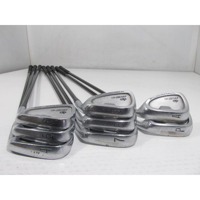 返品OK お買い得品！中古 (8本)SWORD 601 アイアン 4〜9.P.A 