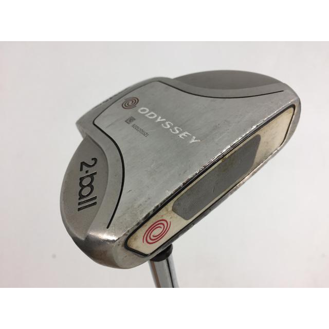 即決 お買い得品！中古 ホワイト スチール 2-BALL パター オリジナル
