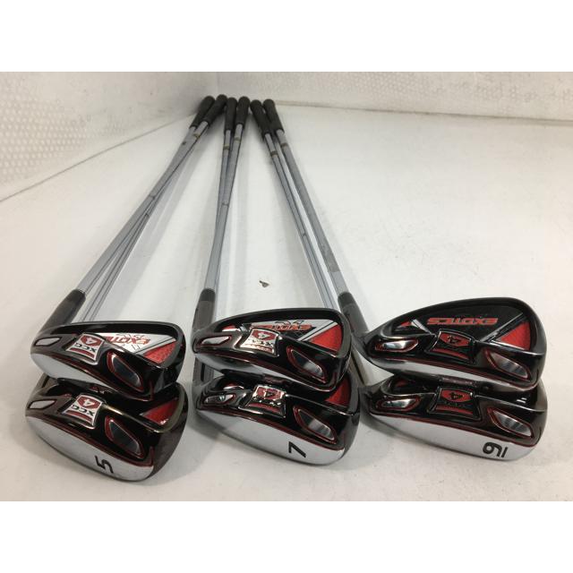 返品OK お買い得品！中古 (6本)エキゾチック アイアン XCG-4 5〜9.P