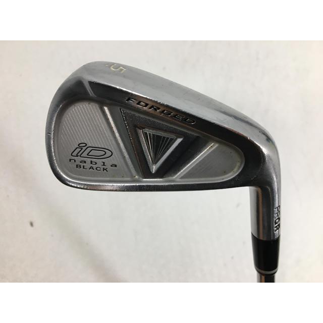 【中古ゴルフクラブ】(6本セット)プロギア iD nabla(ナブラ) BLACK(ブラック) フォージド アイアン NSプロ MODUS3 TOUR120 5〜9.P【14日間返品OK】 PRGR（プロギア） 返品OK お買い得品！中古 (6本)iD nabla(ナブラ