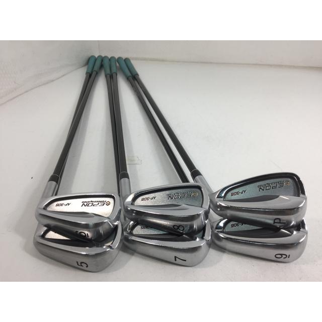 や*さ様 エポン EPON AF-306 アイアン5本セット （♯6〜♯PW） 返品OK お買い得品！中古 (6本)エポン(EPON) AF-306 アイアン 5〜9.P