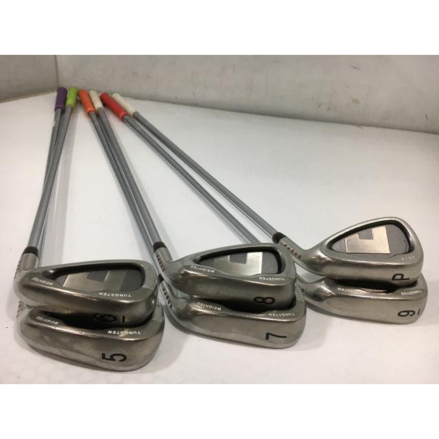 返品OK お買い得品！中古 (6本)ONOFF 赤アイアン 2010 5〜9.P NSプロ 