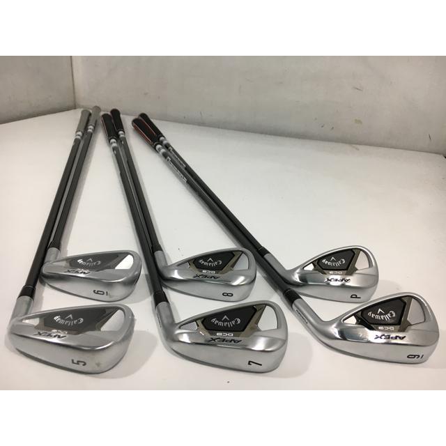 即決 中古 美品 (6本)APEX DCB アイアン 2021 (日本仕様) 5〜9.P 
