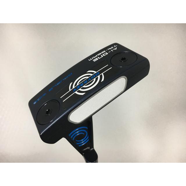 お買い得品！【中古ゴルフクラブ】【超美品】オデッセイ Ai-ONE TRI-BEAM (トライビーム) DOUBLE WIDE パター 2024 STROKE LAB(ストローク ラボ) 90 シャフト パター【14日間返品OK】 返品OK お買い得品！中古超美品 Ai-ONE TRI-BEAM (トライビーム