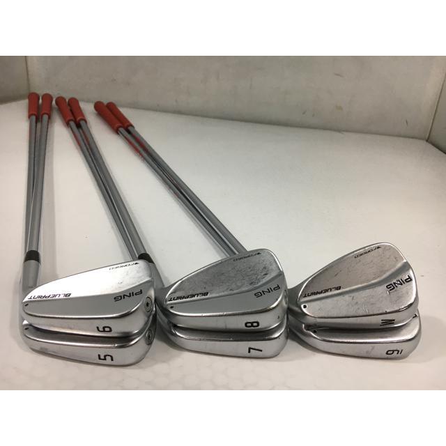 PING ブループリントコンボアイアンセット modus110R 6本 5-W PING（ピン） 返品OK お買い得品！中古 (6本)BLUE PRINT ブルー
