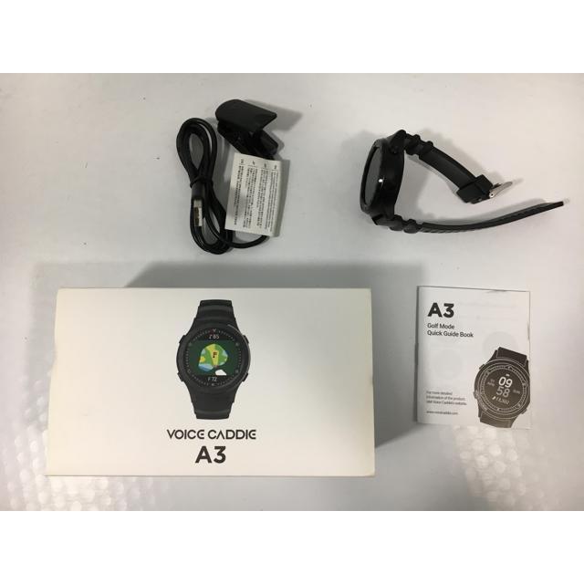 即決 中古超美品 Voicecaddie ボイスキャディ A3 ブラック GPSナビ 