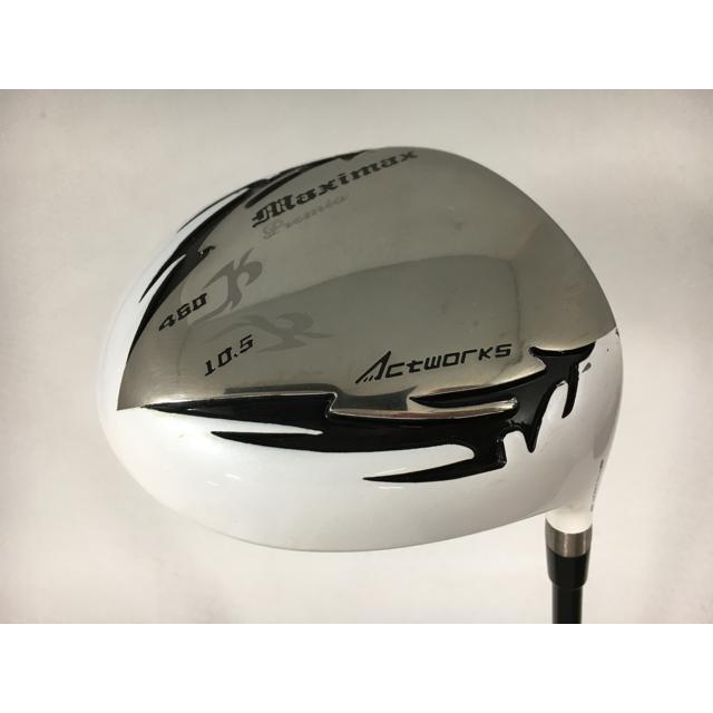 お買い得品！【中古ゴルフクラブ】ワークス ゴルフ マキシマックス プレミア ホワイト ドライバー (高反発) ワークテック V-SPEC α4 1W【14日間返品OK】 返品OK お買い得品！中古 マキシマックス プレミア ホワイト