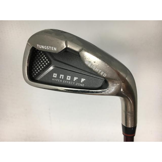 ONOFF アカ　アイアン5本セット ＋UT6 中古　男女兼用　右利き用 オノフ（ONOFF）（メンズ）アカ AKA アイアン(AW ロフト49度)SMOOTH