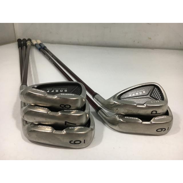 返品OK お買い得品！中古 (5本)ONOFF 赤アイアン 2012 6〜9.P スムース