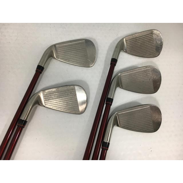 返品OK お買い得品！中古 (5本)ONOFF 赤アイアン 2012 6〜9.P スムース