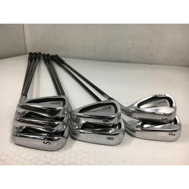 返品OK  お買い得品！中古 (7本)スリクソン(SRIXON) Z-585 アイアン 5〜9.P.S Miyazaki Mahana 選択なし R_1