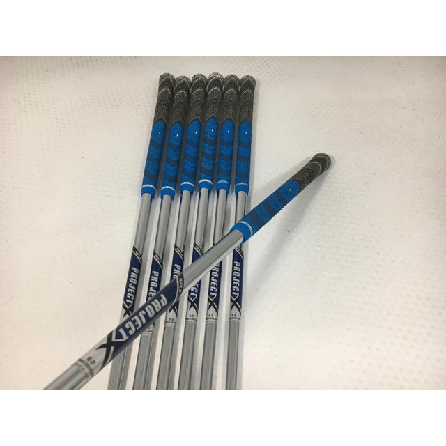 返品OK  お買い得品！中古 (7本)エポン(EPON) AF-306 アイアン 4〜9.P プロジェクトX スチール 選択なし 6.0の画像