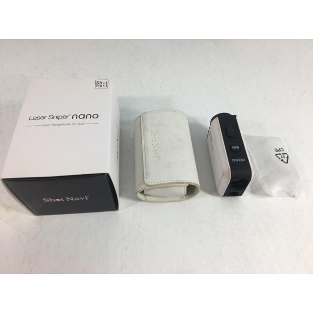 返品OK お買い得品！中古 テクタイト(ショットナビ) レーザー距離計 Shot Navi(ショットナビ) Laser Sniper nano [White] スコープ_2