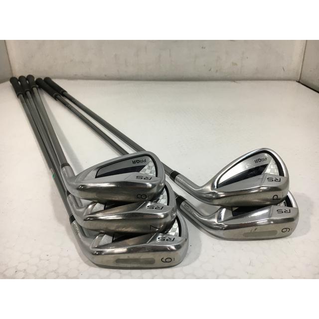 ■PRGR RSチタンフェイス アイアン【５〜P】6本セット PRGR（プロギア） 返品OK お買い得品！中古 (5本)RS チタンフェース