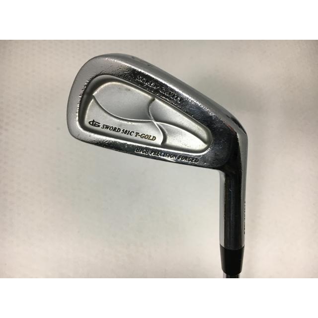 返品OK 中古 (7本)SWORD 501C T-GOLD アイアン 4〜9.P D/G 選択なし S