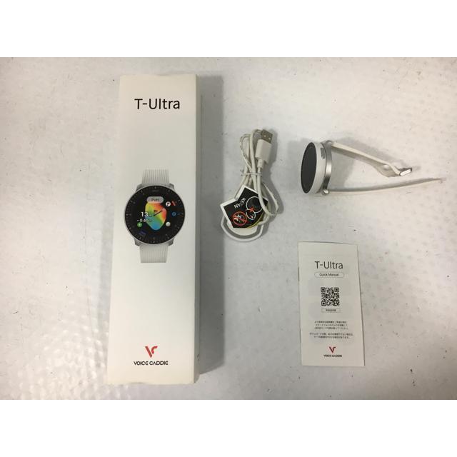 返品OK 中古 Voicecaddie ボイスキャディ T-Ultra ホワイト GPSナビ