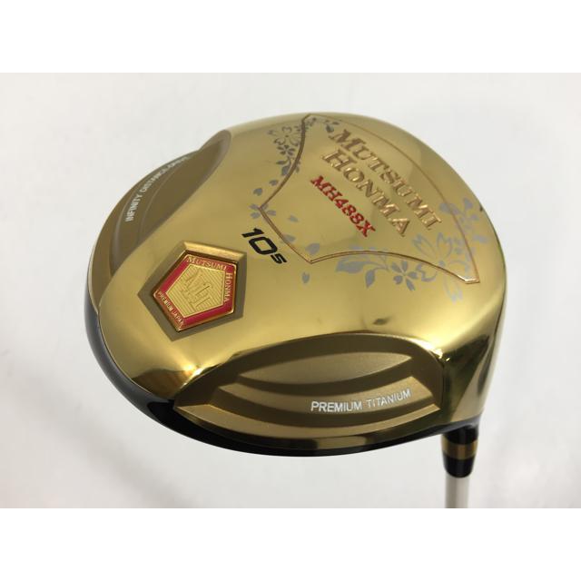 返品OK 中古超美品 MUTSUMI HONMA(本間 睦) MH488X ドライバー (高反発 