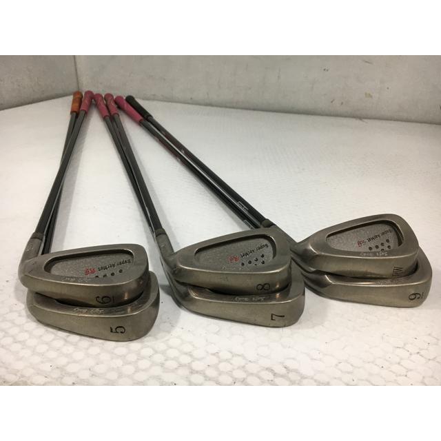 返品OK 中古 (6本)ルーツ スーパーアーメット RG アイアン 5〜9.P