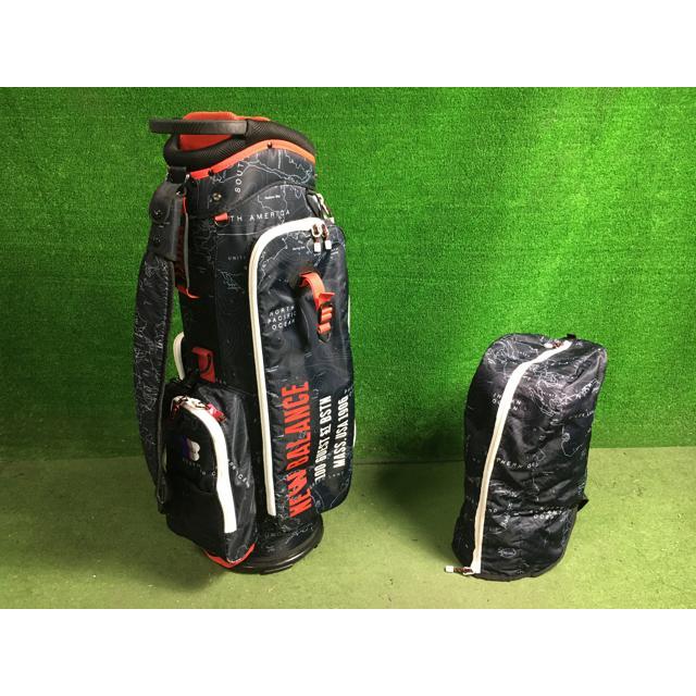 【中古】New Balance ゴルフ キャディバッグ New Balance Golf（ニューバランスゴルフ） 返品OK 中古 9型/差込口の