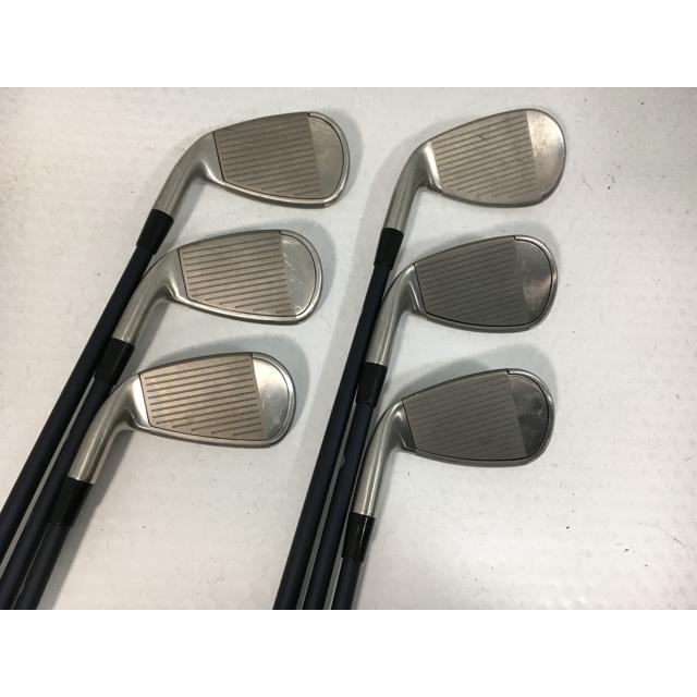 返品OK 中古 (6本)アクセル GF DUAL IMPACT アイアン 2023 6〜9.P.A VANQUISH for AXEL 選択なし Sの画像