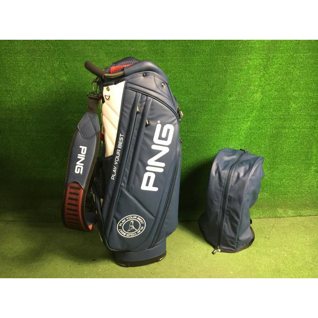 ping 中古　ゴルフ キャディバック PING（ピン） 返品OK 中古超美品 9.5型/差込口の口径24.1センチ
