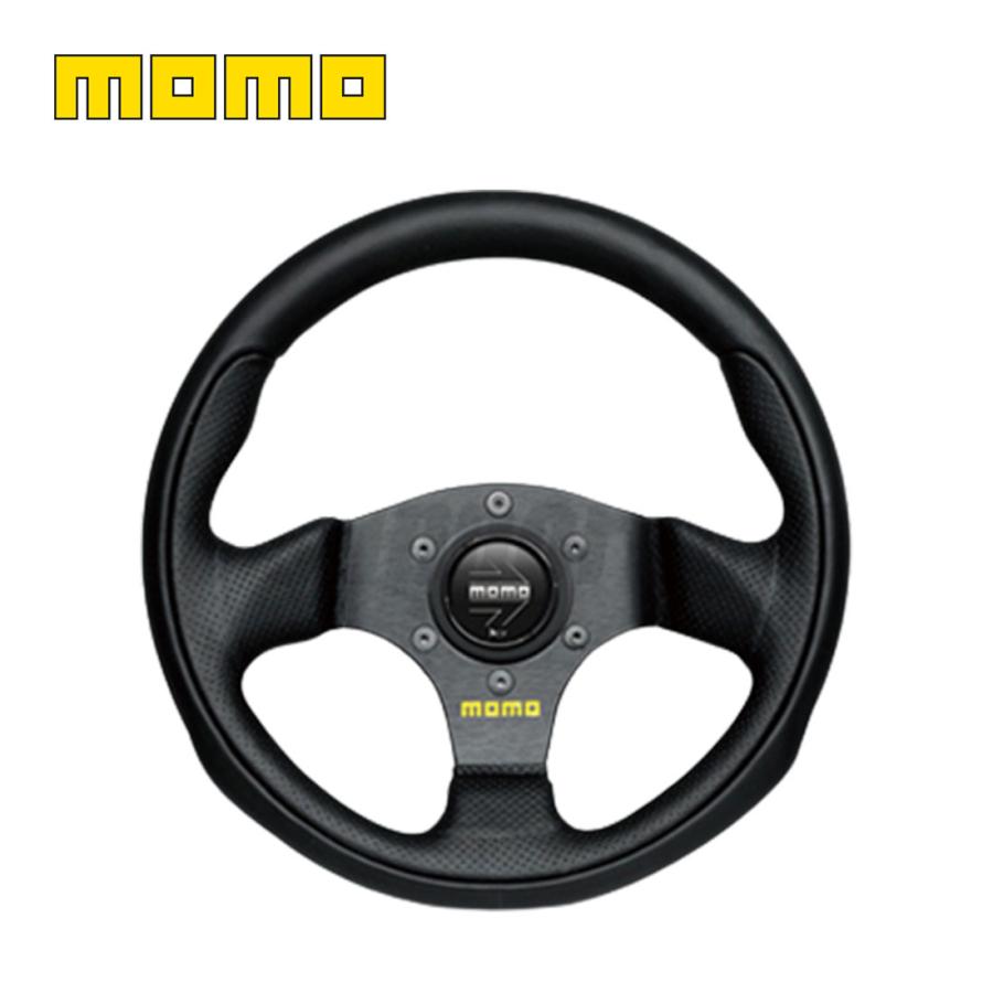 MOMO モモ ステアリング ハンドル TEAM ブラックレザー T-1001 MOMO モモ ステアリング ハンドル TEAM ブラックレザー T-1001