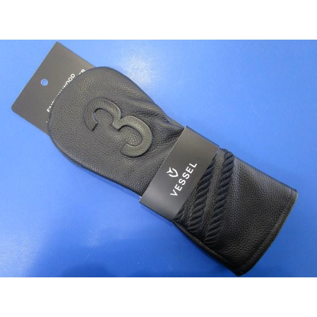 GK三好◇新品935【ヘッドカバー】VESSEL LUX HC◇3W◇STRIPED BK