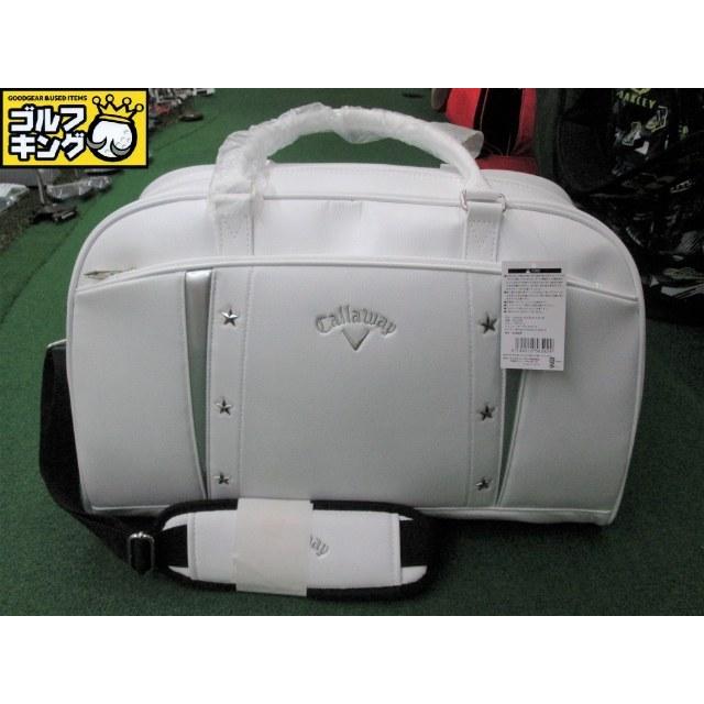 Gk三好 新品165 ゴルフキング三好店 激安特価 ゴルフキングヤフーショッピング店 キャロウェイ Exia ホワイト ボストンバッグ シューズポケット有り お値打ち Gk三好 キャロウェイ Exia ホワイト ボストン