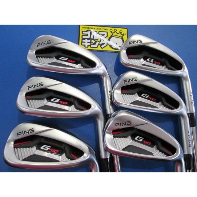 PING G410 ピン アイアンセット 5-9 W 黒ドット