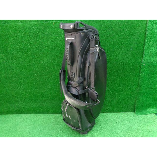 GK豊田▽ 365 【中古】VESSEL□スタンドキャディバック□ブラック