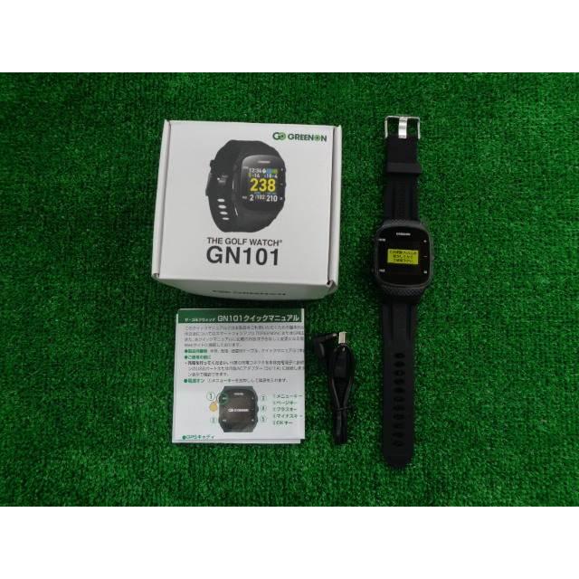 GK豊田▽ 237 【中古】GREEN ON□THE GOLF WATCH GN101□GPS□ブラック