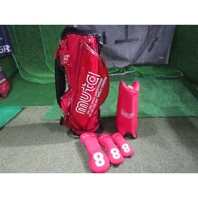 GK鈴鹿☆ 中古899 【良品】ムータマリン スタンドキャディバッグ
