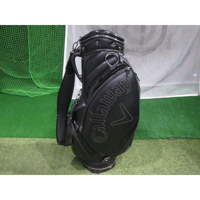 GK鈴鹿☆ 中古523  キャロウェイ カートキャディバッグ★ブラック★黒★スタッズ★お値打ち★｜golfkingshop｜02