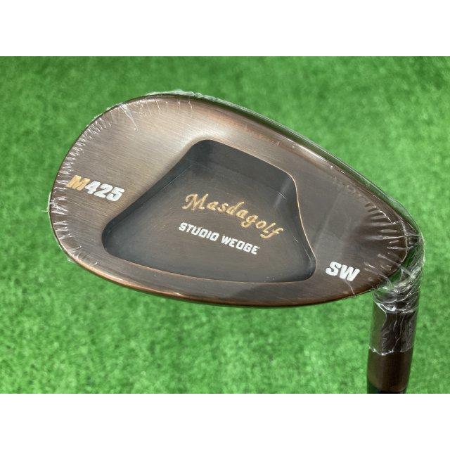 GK春日井□ 873 マスダゴルフ STUDIO WEDGE M425(グース) 銅メッキ SW