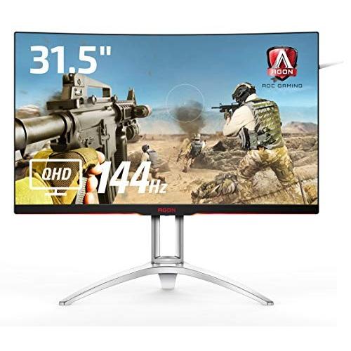 特売商品 Aoc ゲーミングモニター Ag322qc4 11 31 5インチ 曲面 144hz Hdmi Displayport フリッカーフリー Freesync2 高さ調整 Displayhdr400 1年修理保証 Kango Support Or Jp