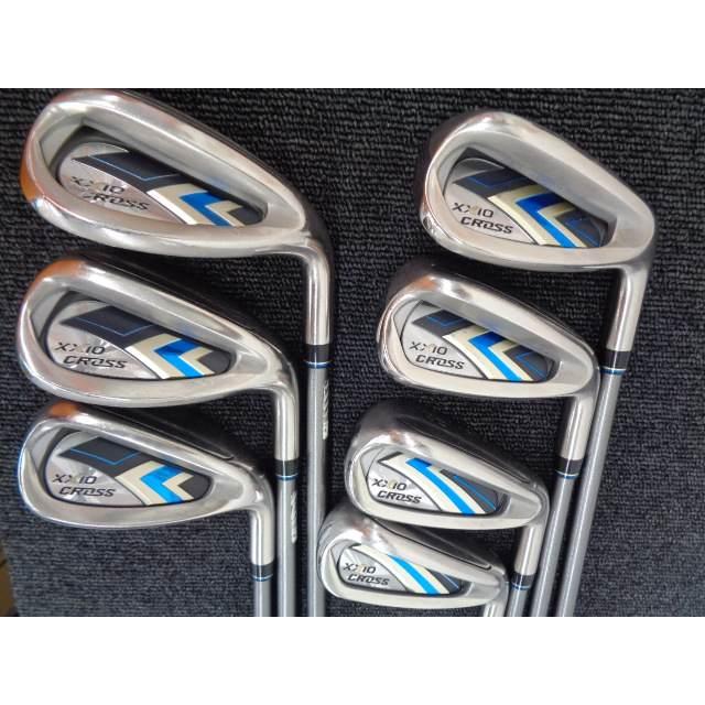 DUNLOP 中古 ダンロップ ゼクシオCROSS 2021/MH2000 7本セット/R/25 