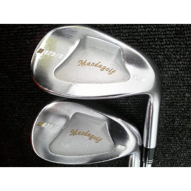 中古 マスダゴルフ STUDIO WEDGE M425／S ニッケルクロムメッキ PA/AW